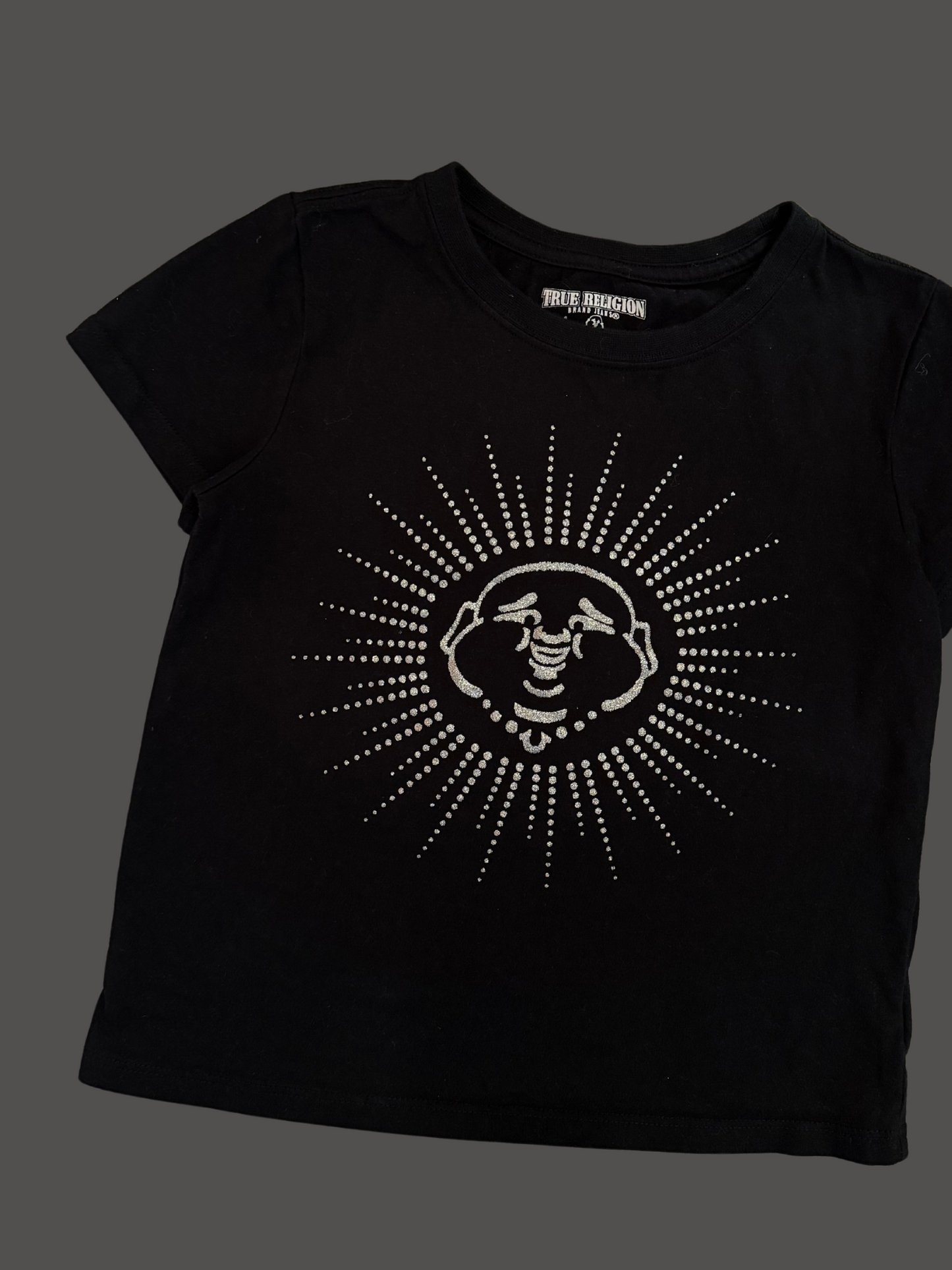 True Religion Buddha Circle Baby Tee