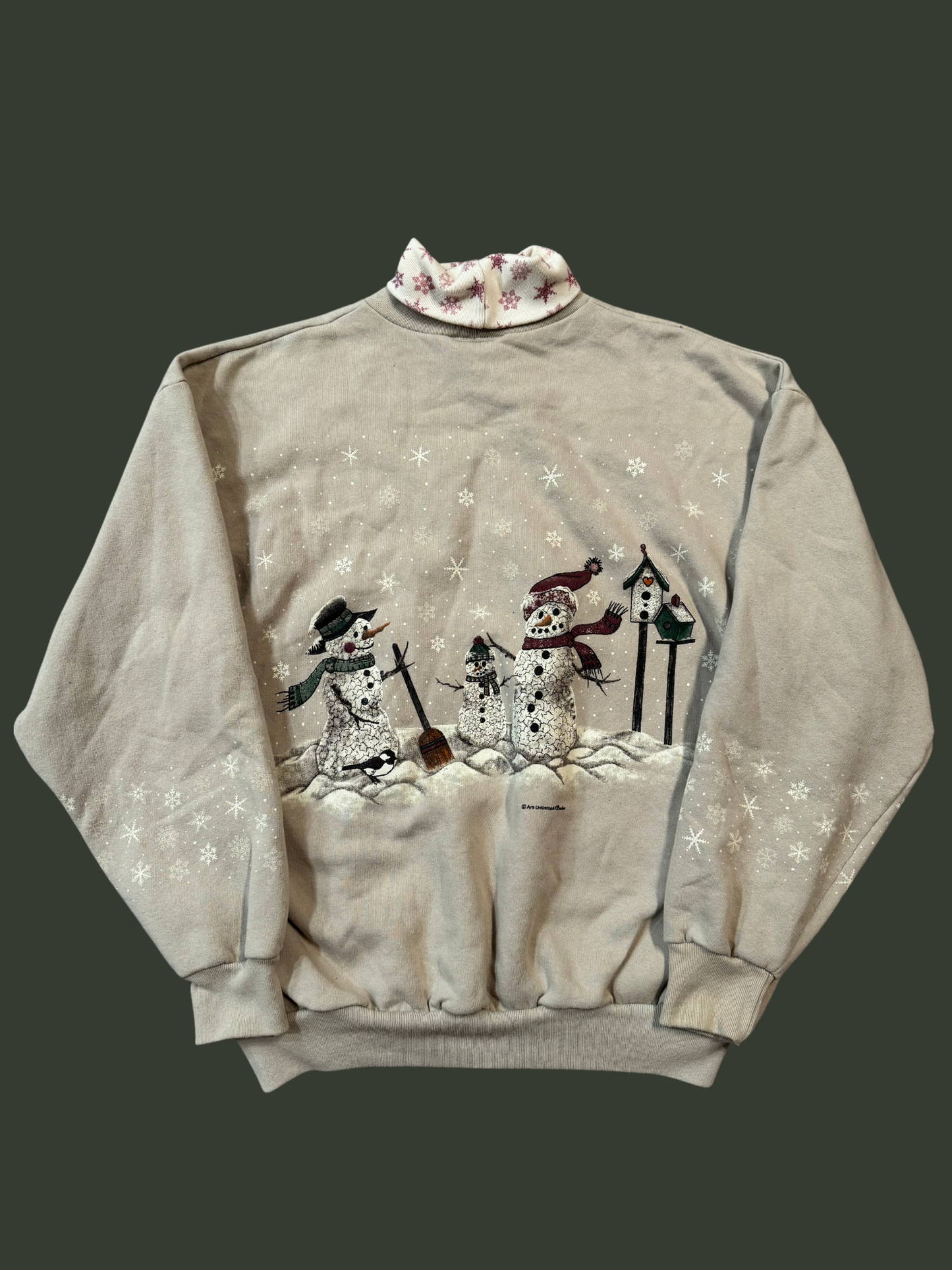 Vintage Art Unlimited Snowman Crewneck