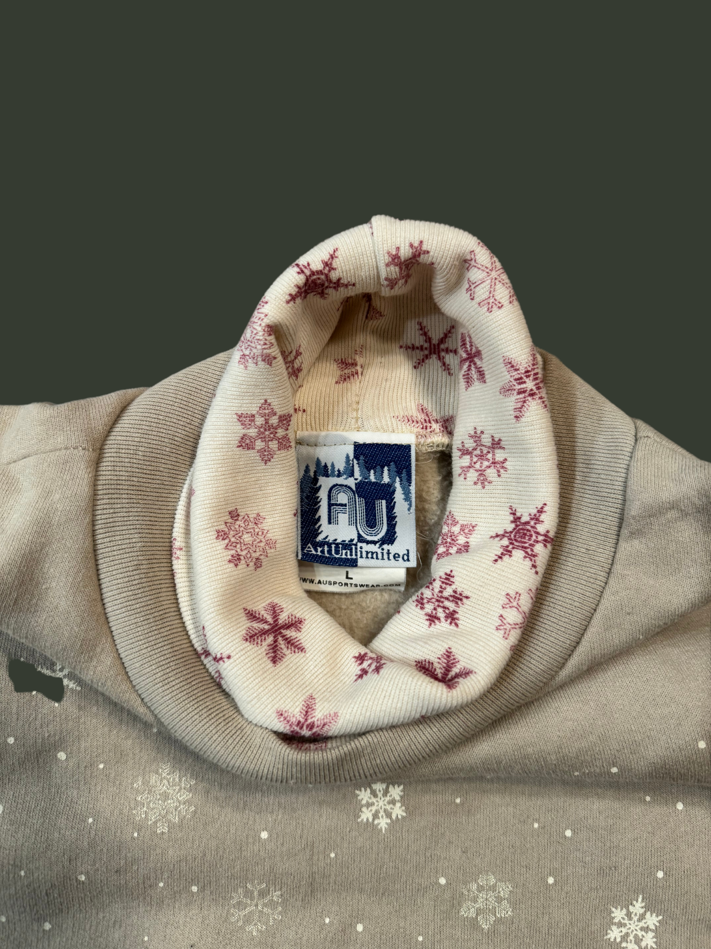 Vintage Art Unlimited Snowman Crewneck