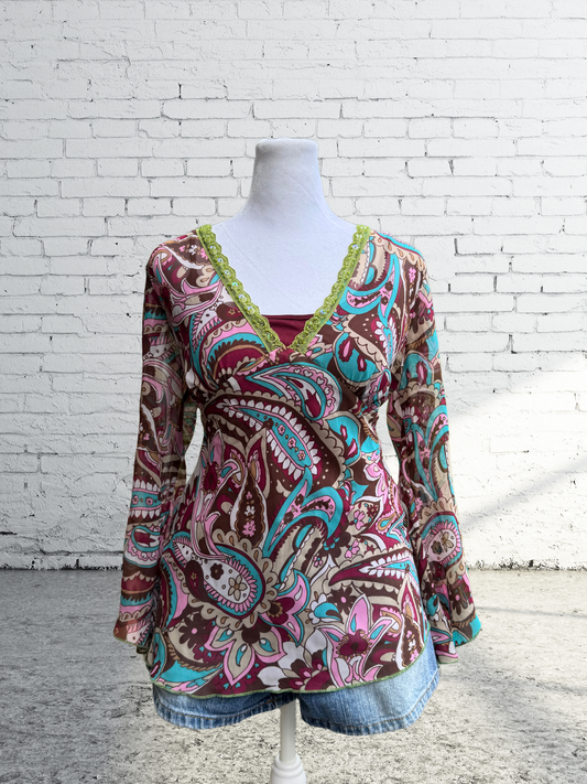 Y2K 2000s Long Sleeve Top