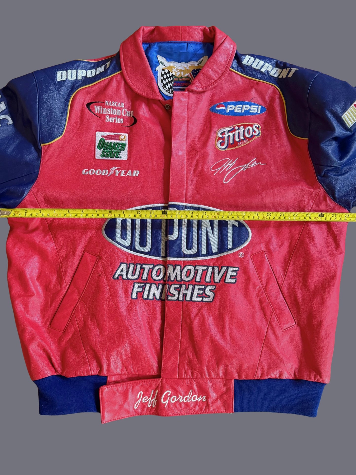 Vintage Jeff Gordon DuPont Leather Jacket