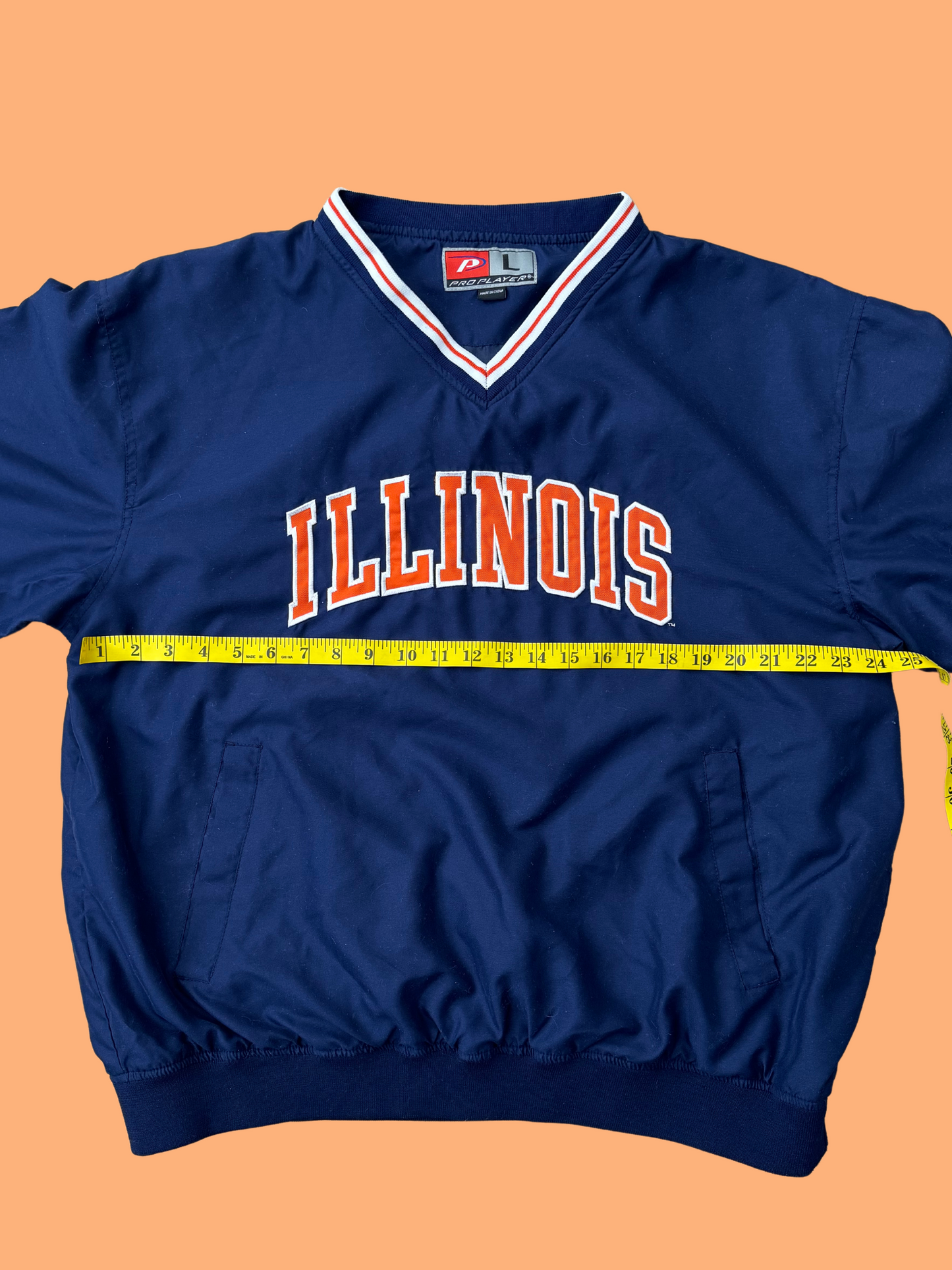 Vintage University of Illinois Windbreaker