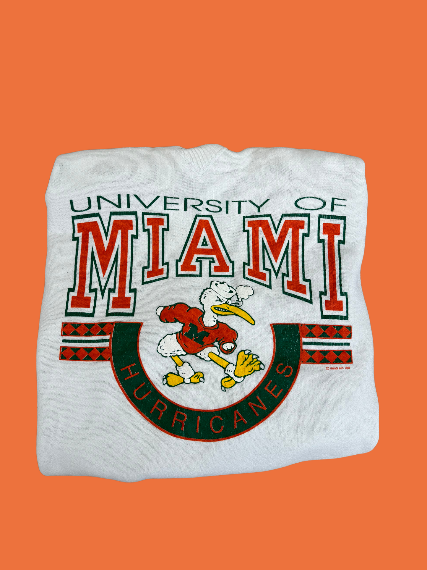 Vintage University of Miami Hurricanes Crewneck