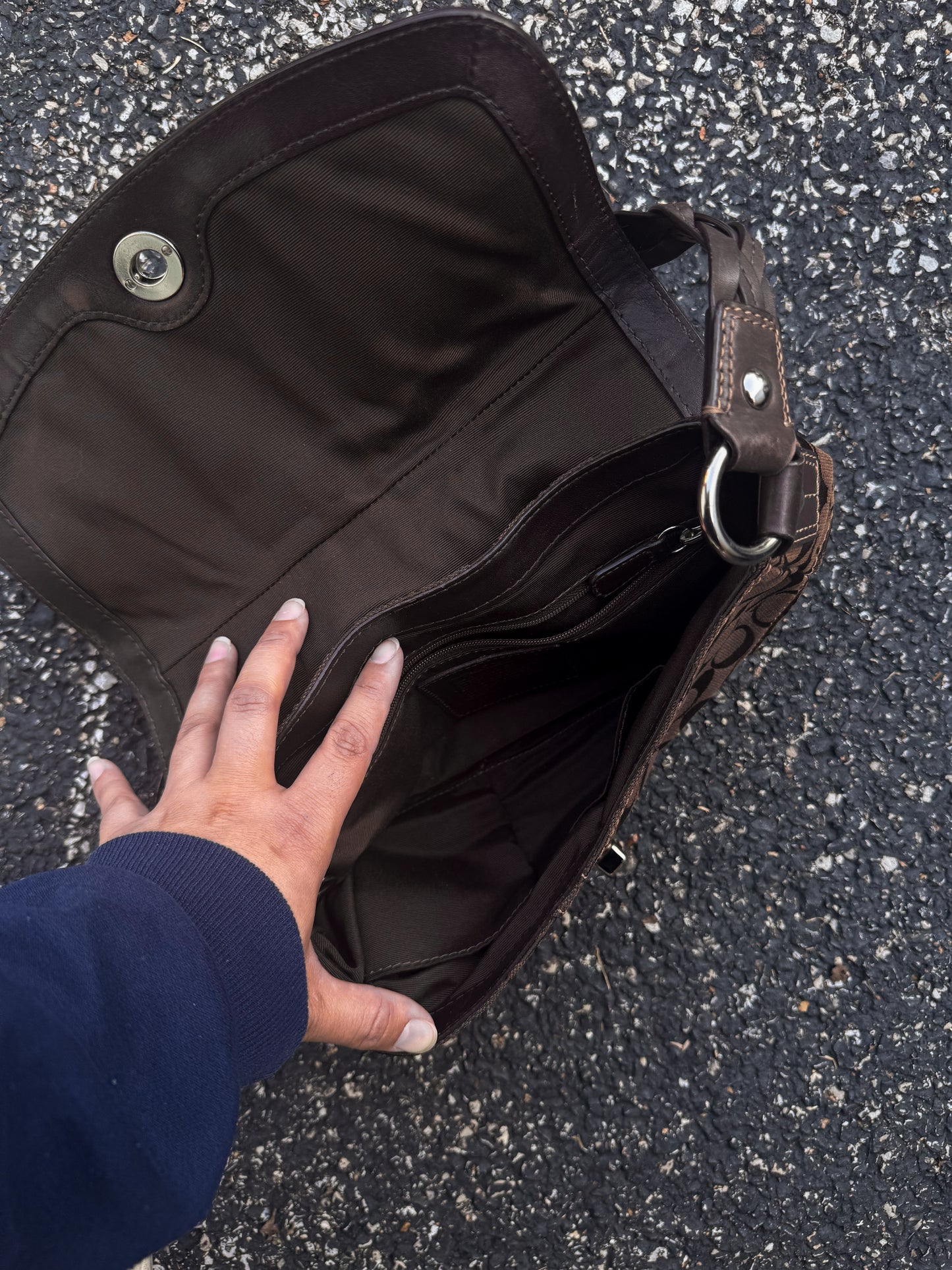 Y2K 2000s Coach Chelsea Signature Soho Purse