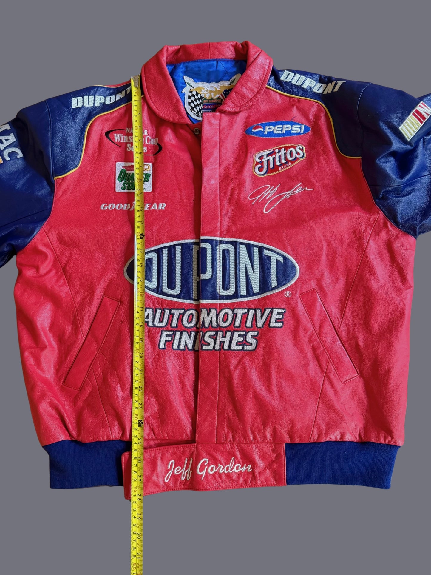 Vintage Jeff Gordon DuPont Leather Jacket