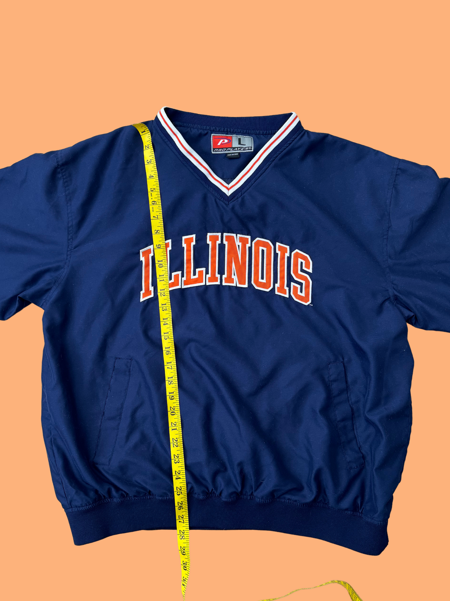 Vintage University of Illinois Windbreaker