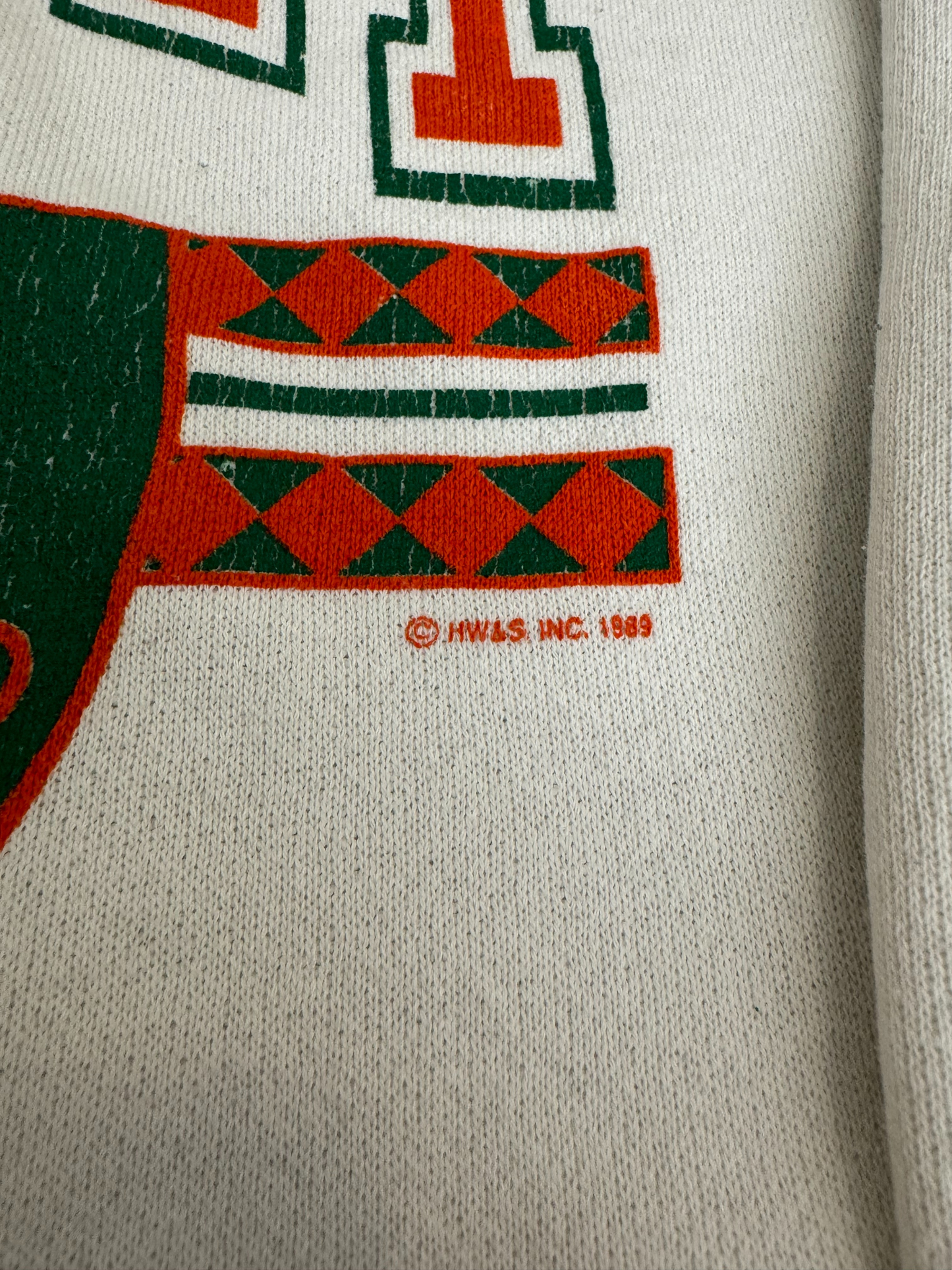Vintage University of Miami Hurricanes Crewneck