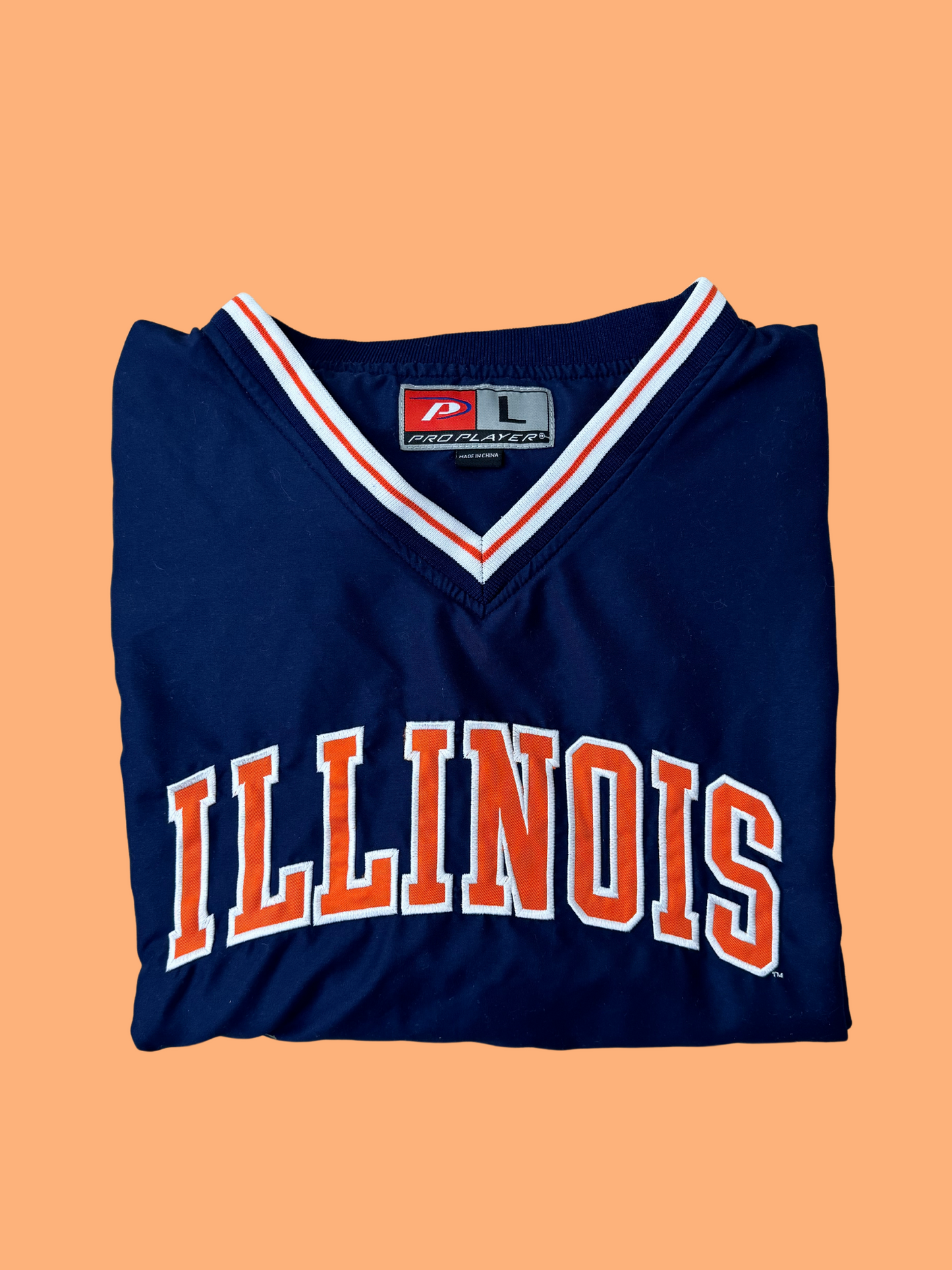 Vintage University of Illinois Windbreaker