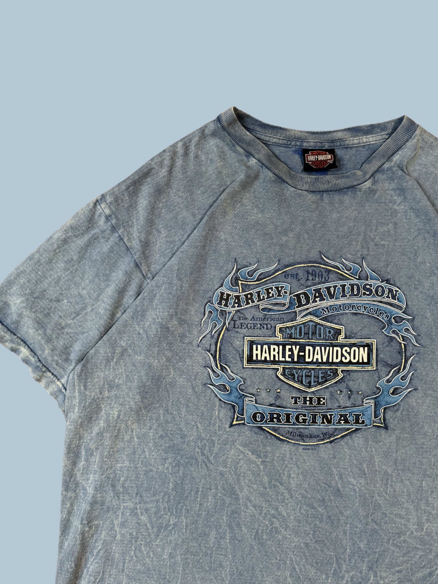 Vintage 2002 Harley Davidson T-Shirt: Alton, IL