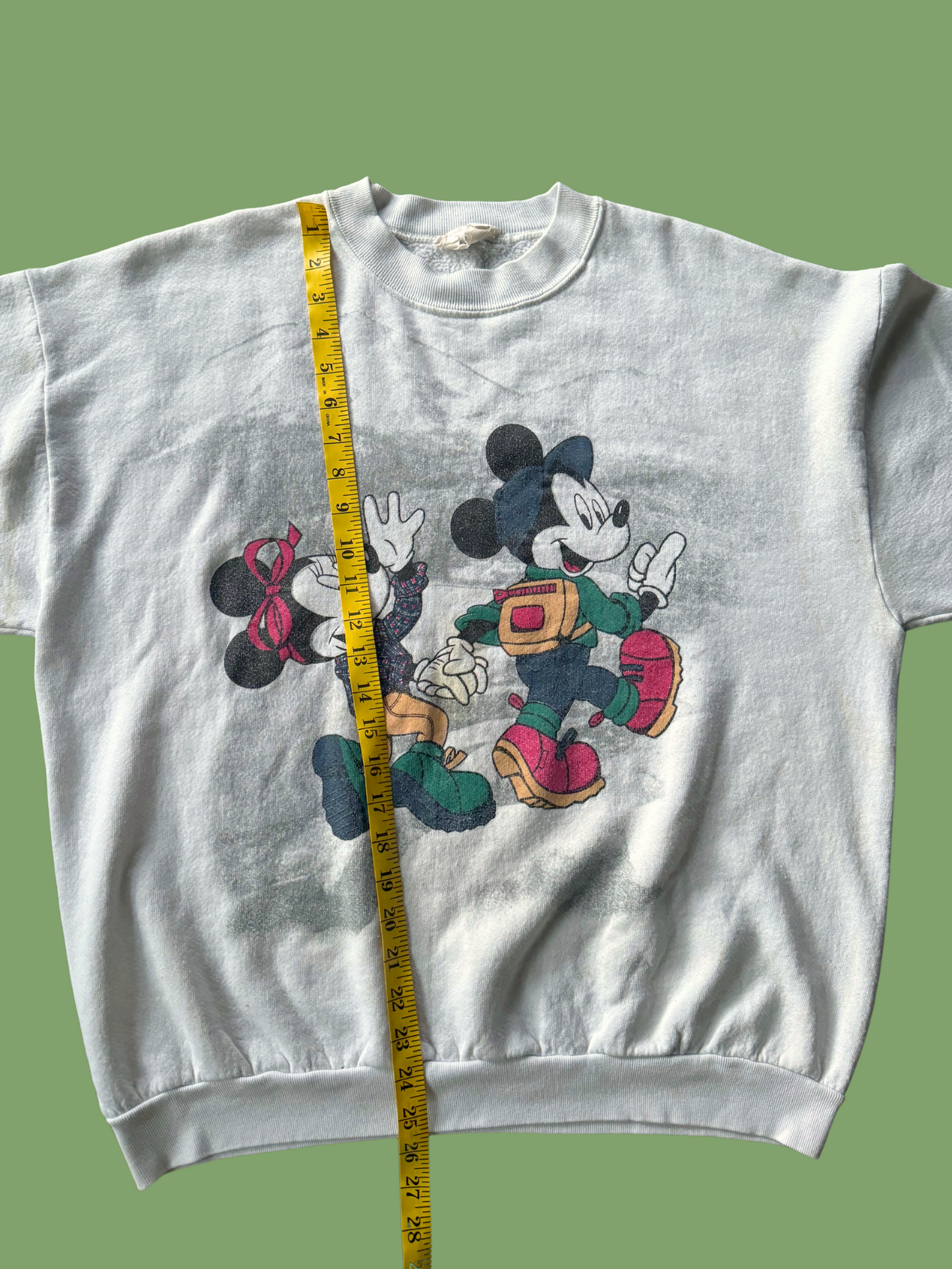 Vintage Disney Mickey and Minnie Mouse Hiking Crewneck