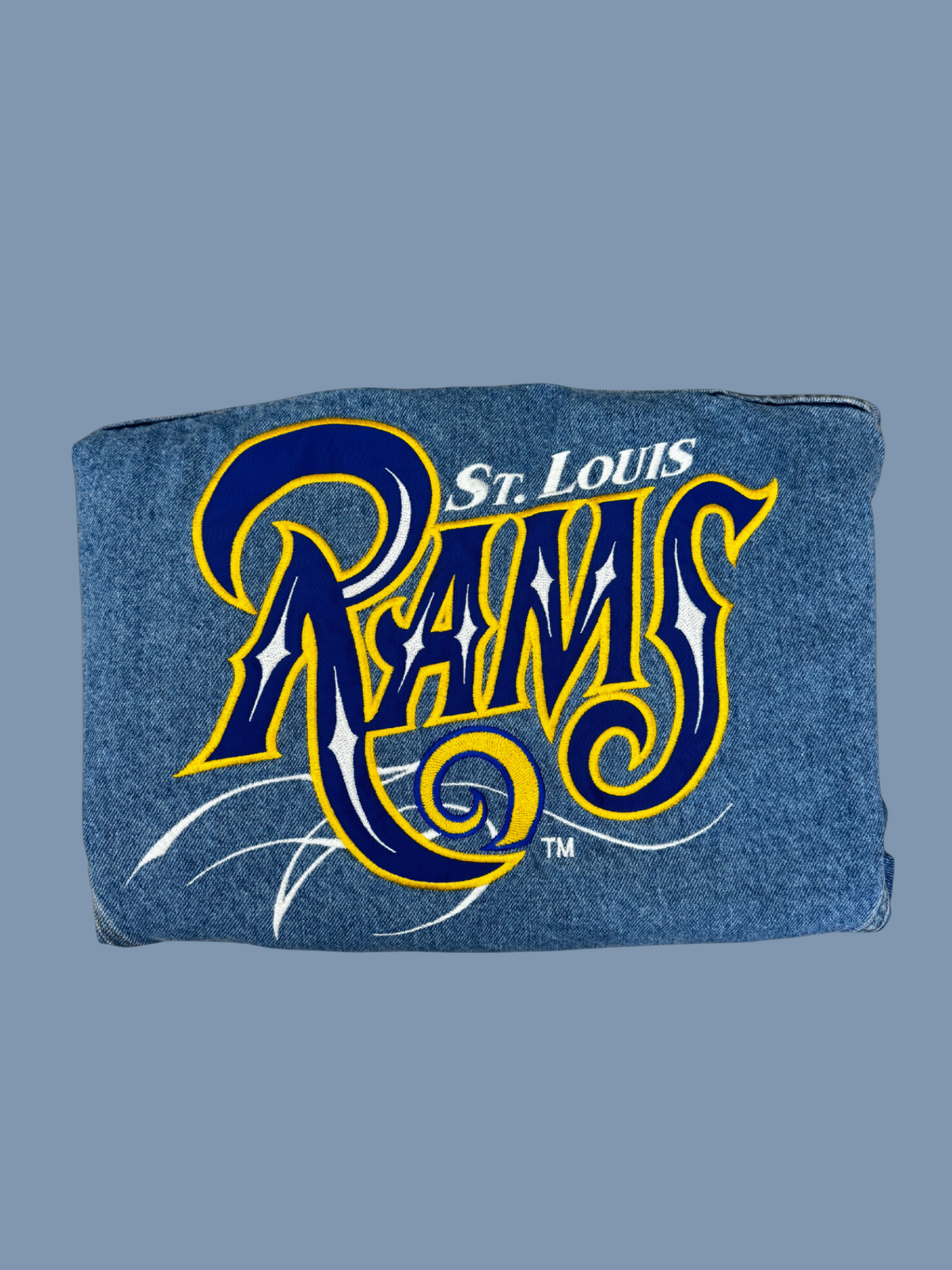 Vintage St. Louis Rams NFL Branded Denim Jacket