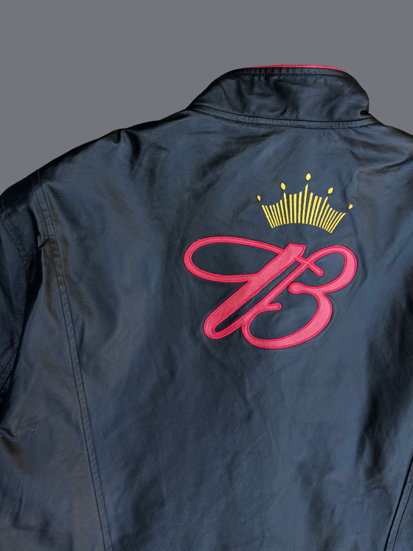 NWT Vintage NASCAR Budweiser Leather Jacket