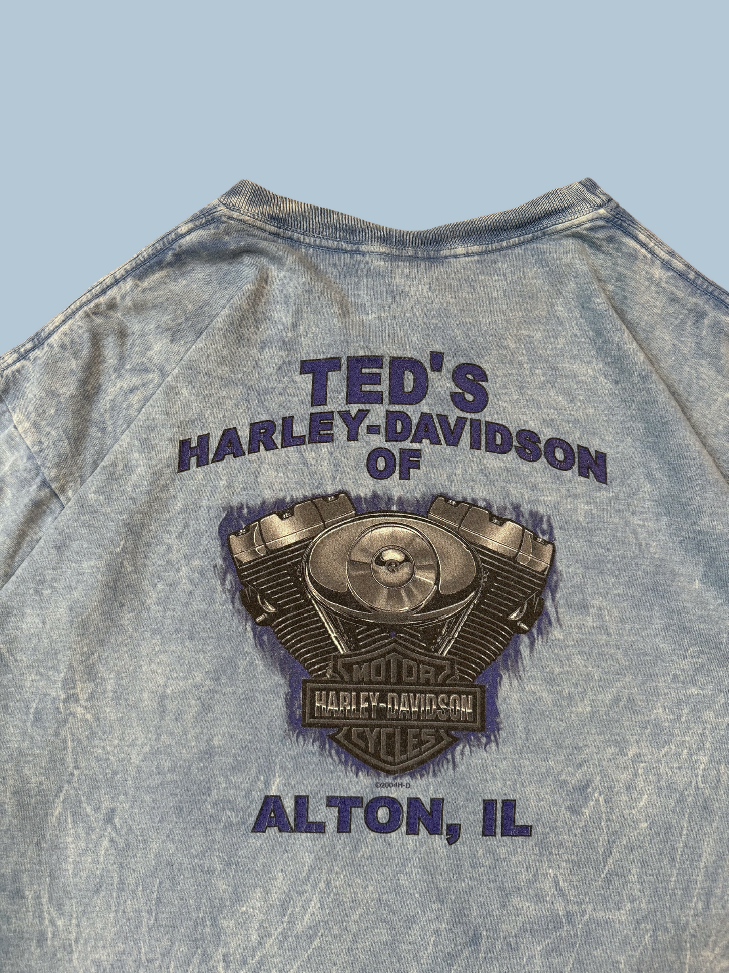 Vintage 2002 Harley Davidson T-Shirt: Alton, IL