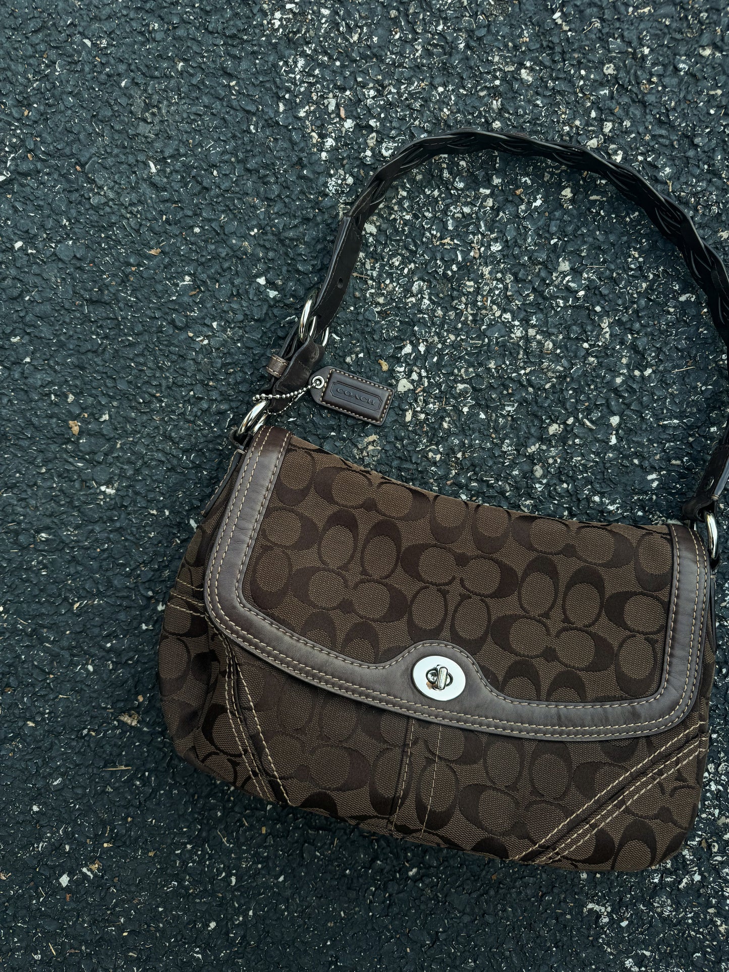 Y2K 2000s Coach Chelsea Signature Soho Purse