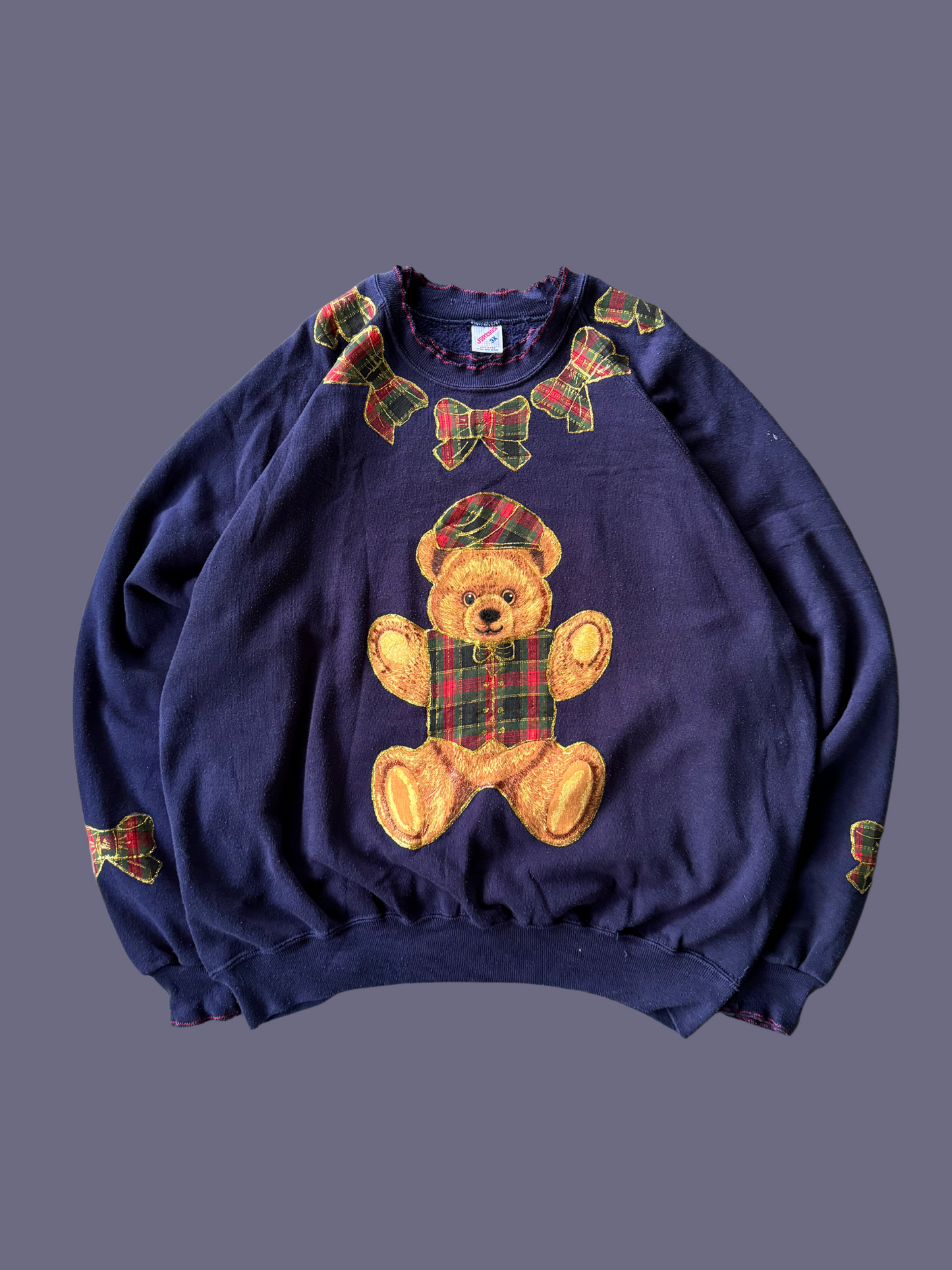 Vintage Teddy Bear Christmas Crewneck