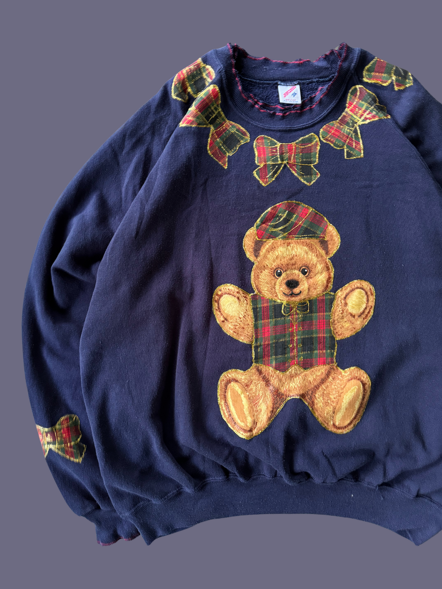 Vintage Teddy Bear Christmas Crewneck