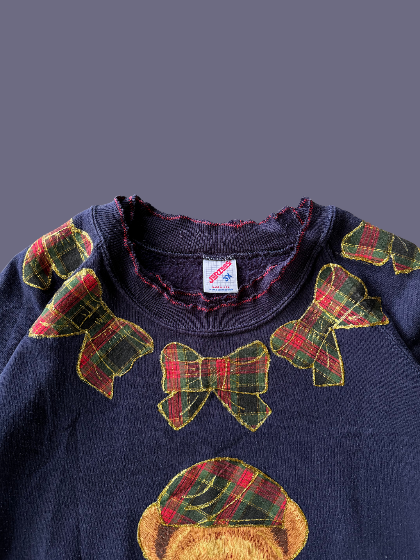 Vintage Teddy Bear Christmas Crewneck