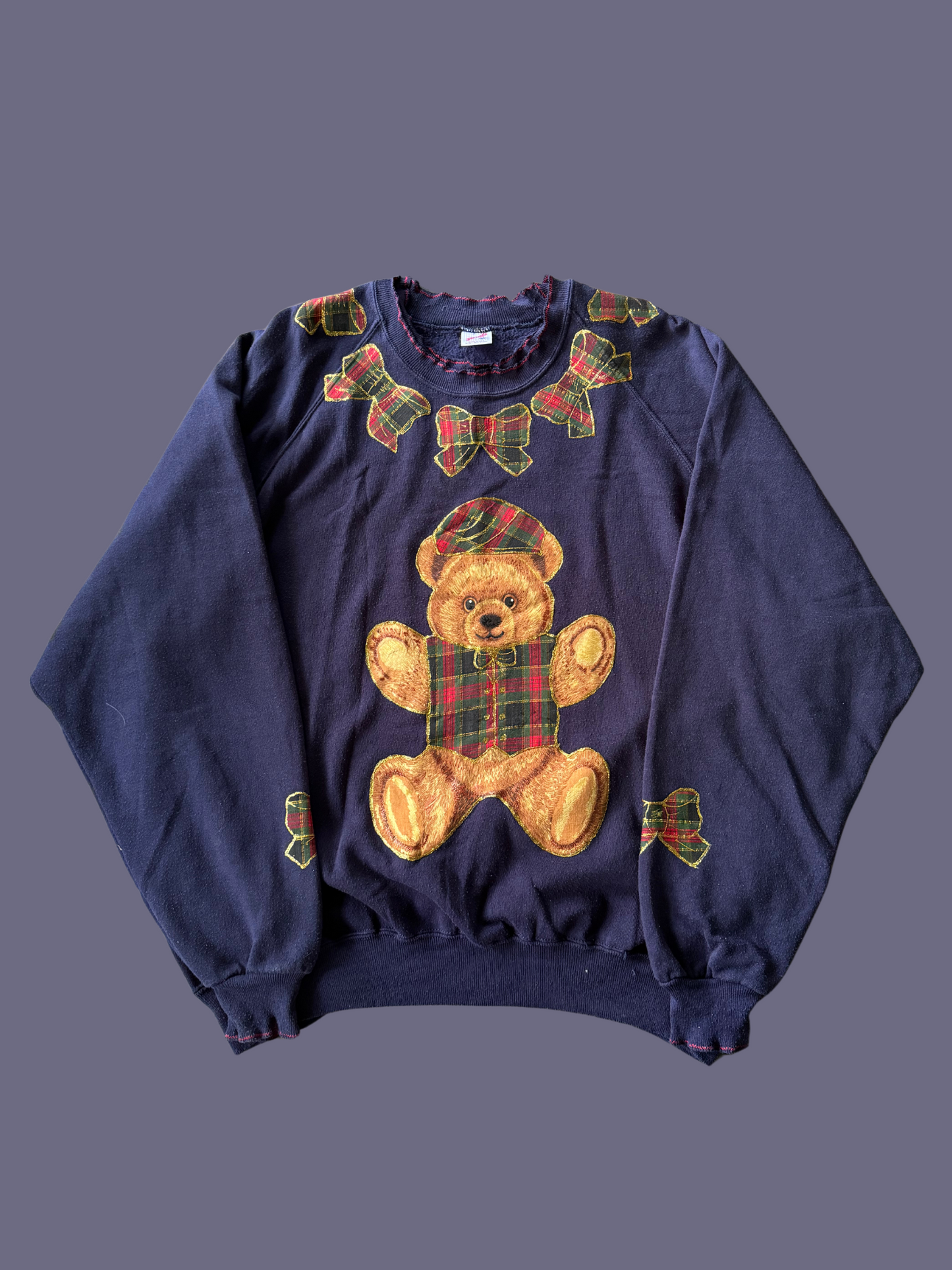 Vintage Teddy Bear Christmas Crewneck