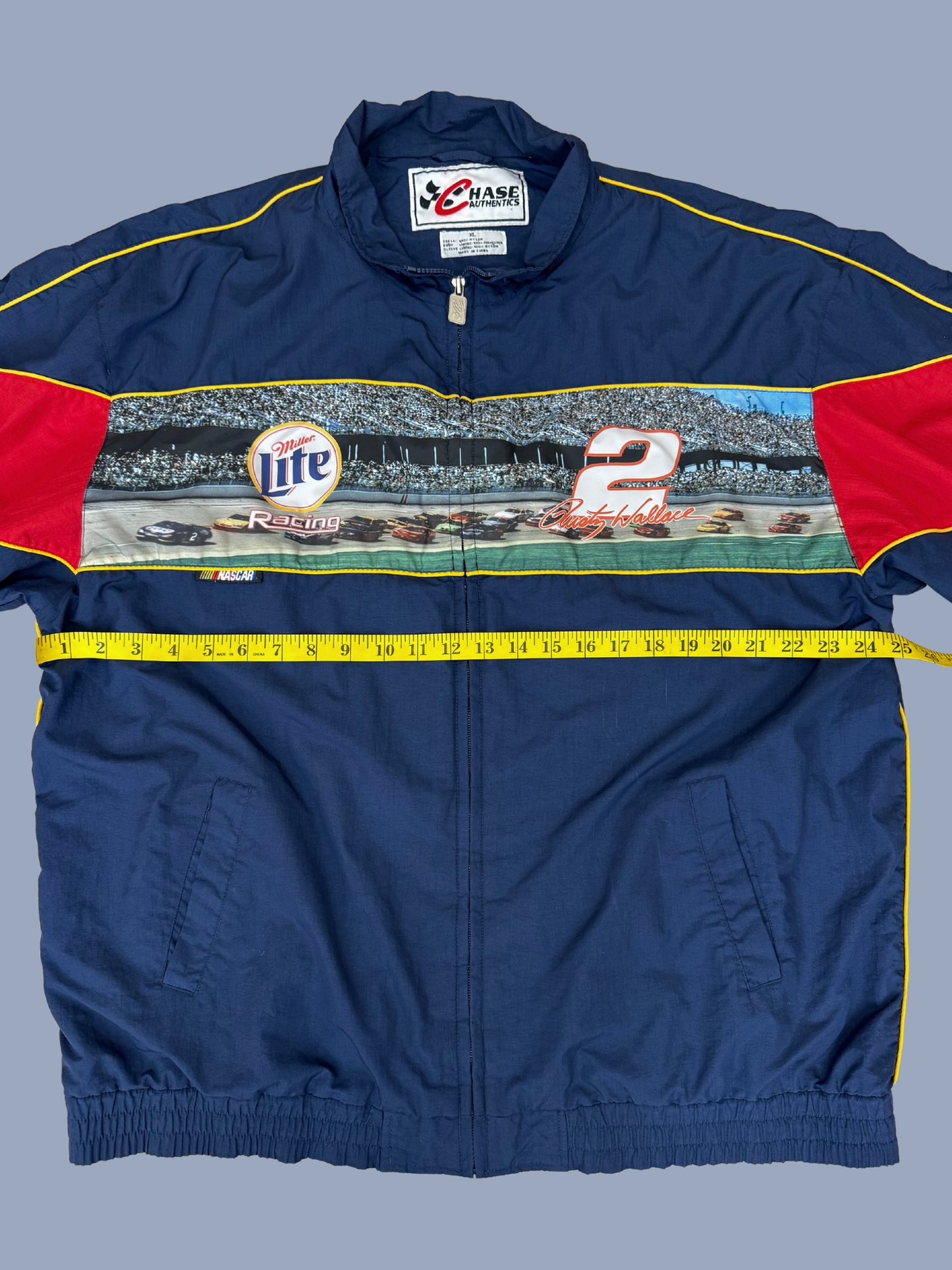 Vintage Rusty Wallace Miller Lite NASCAR Jacket
