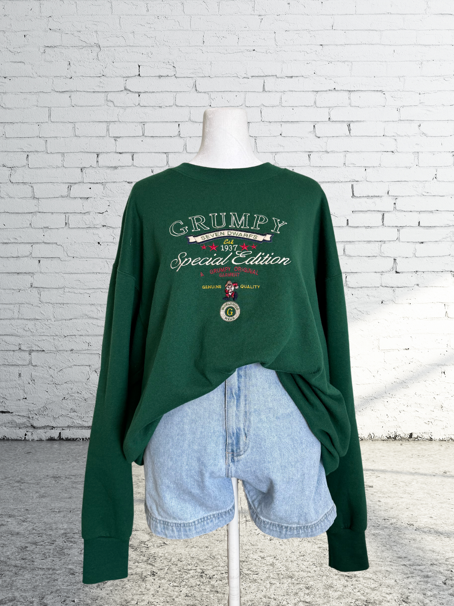 Vintage Disney Crewneck: Snow White Grumpy