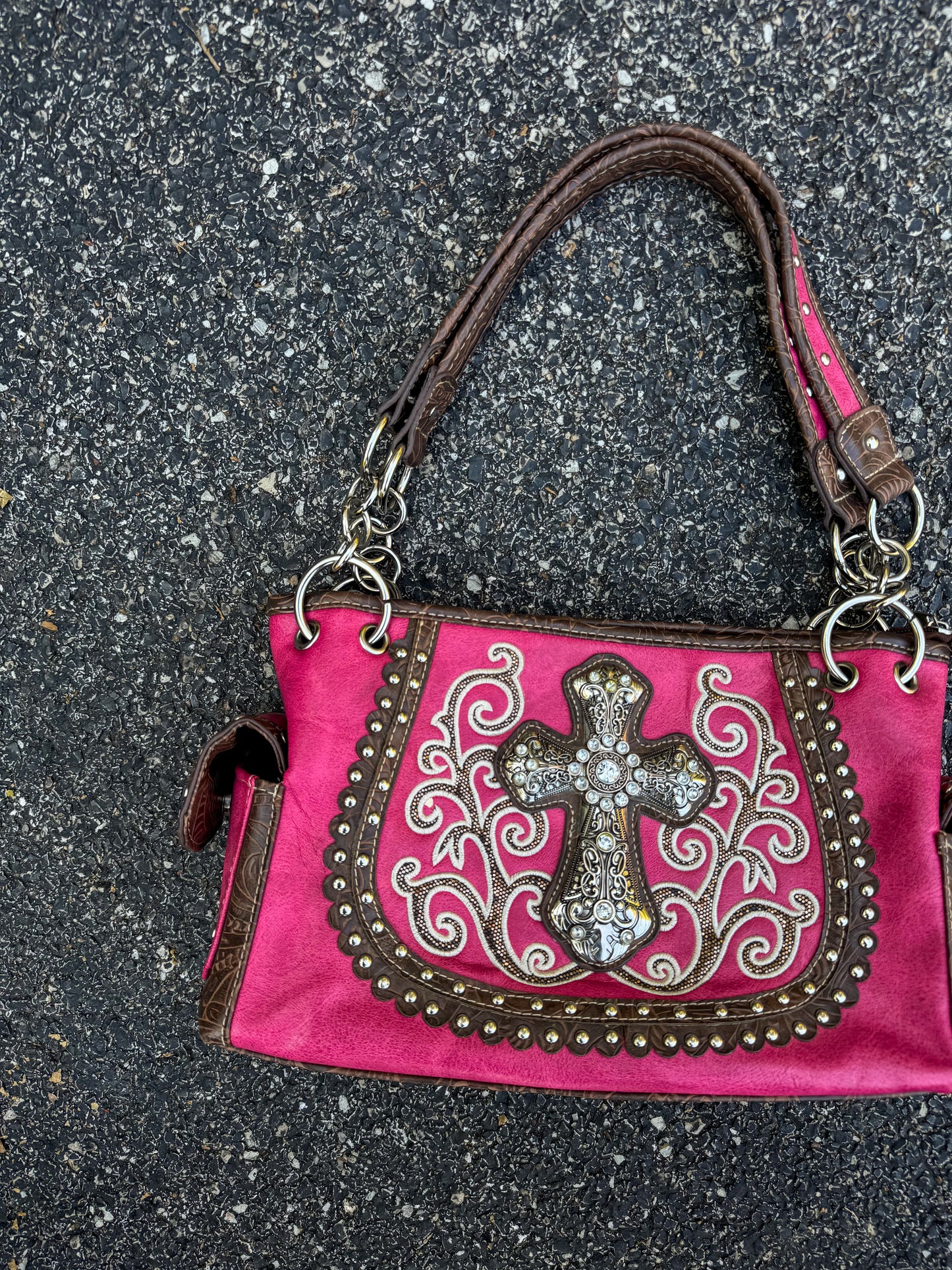 Y2K 2000s Western Cross Purse