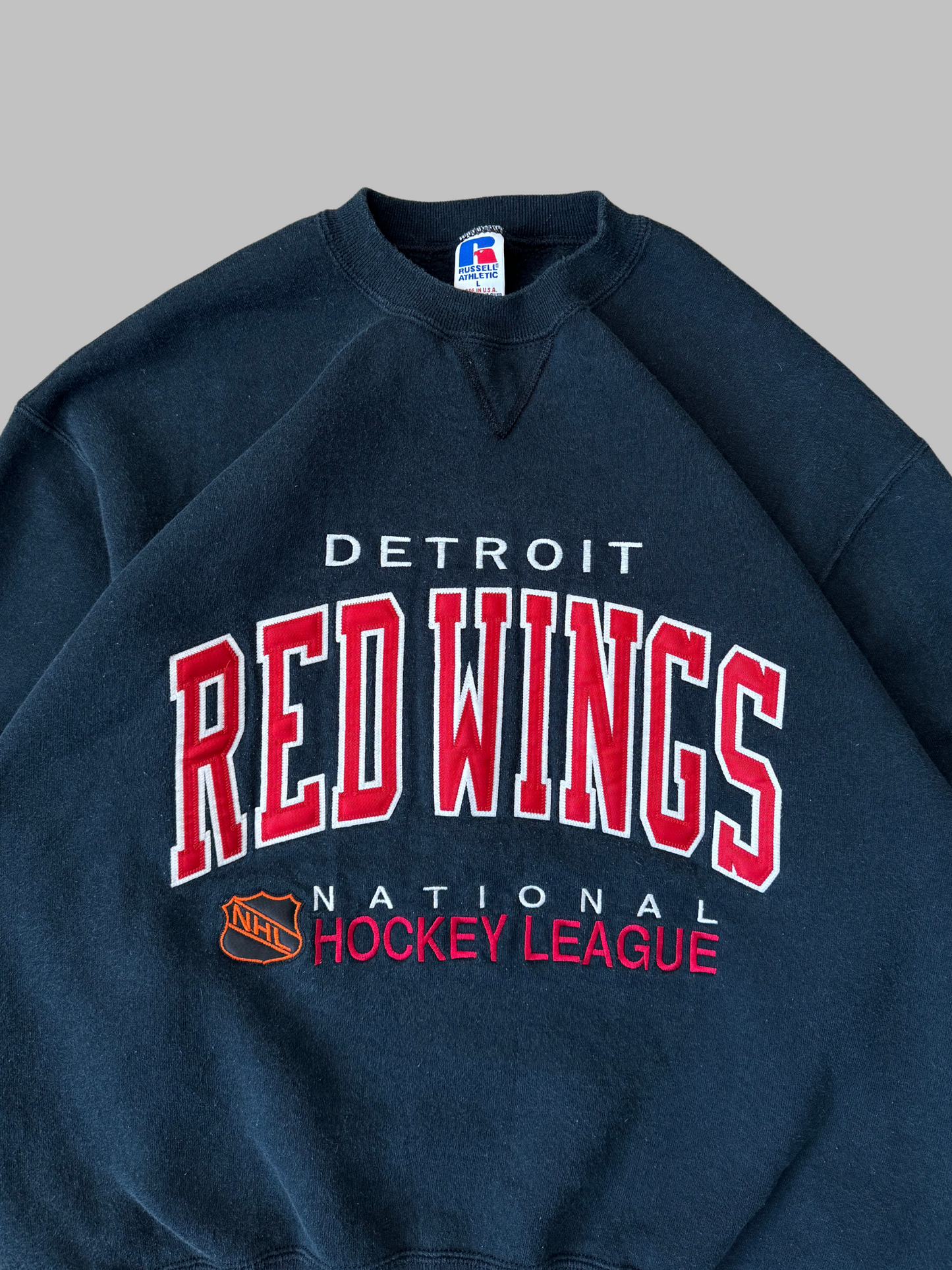 Vintage Detroit Red Wings National Hockey League Crewneck