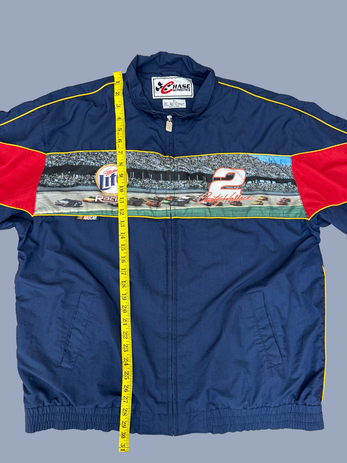 Vintage Rusty Wallace Miller Lite NASCAR Jacket