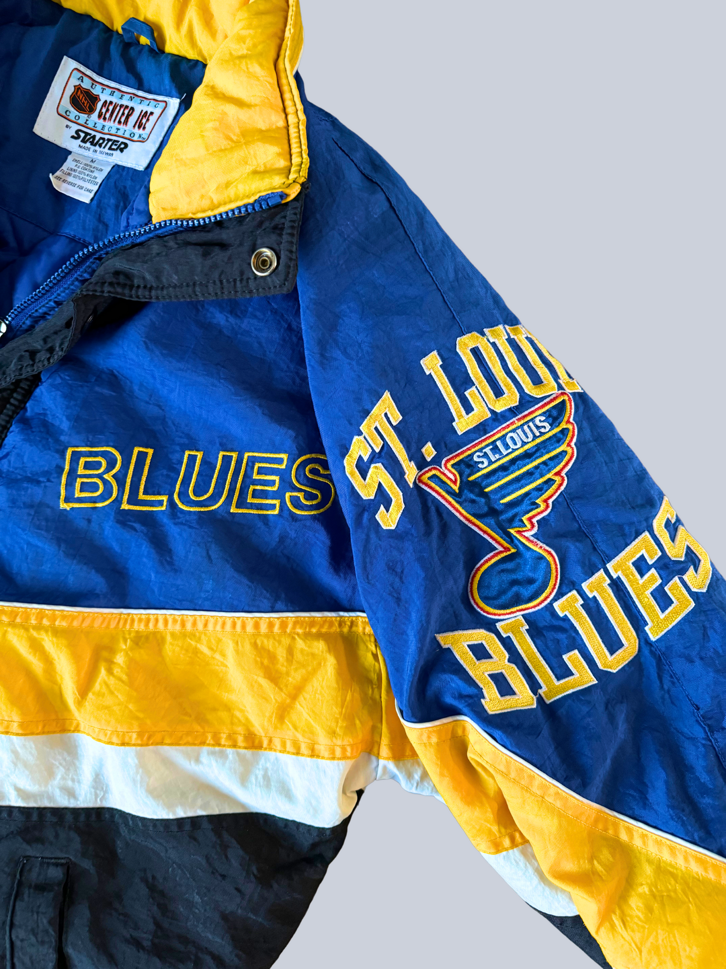 Vintage St. Louis Blue Windbreaker Jacket