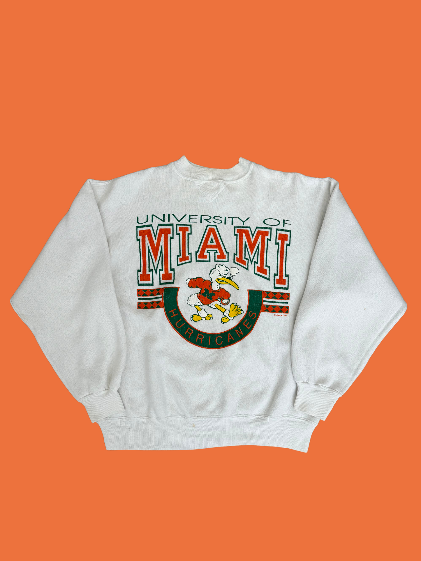 Vintage University of Miami Hurricanes Crewneck