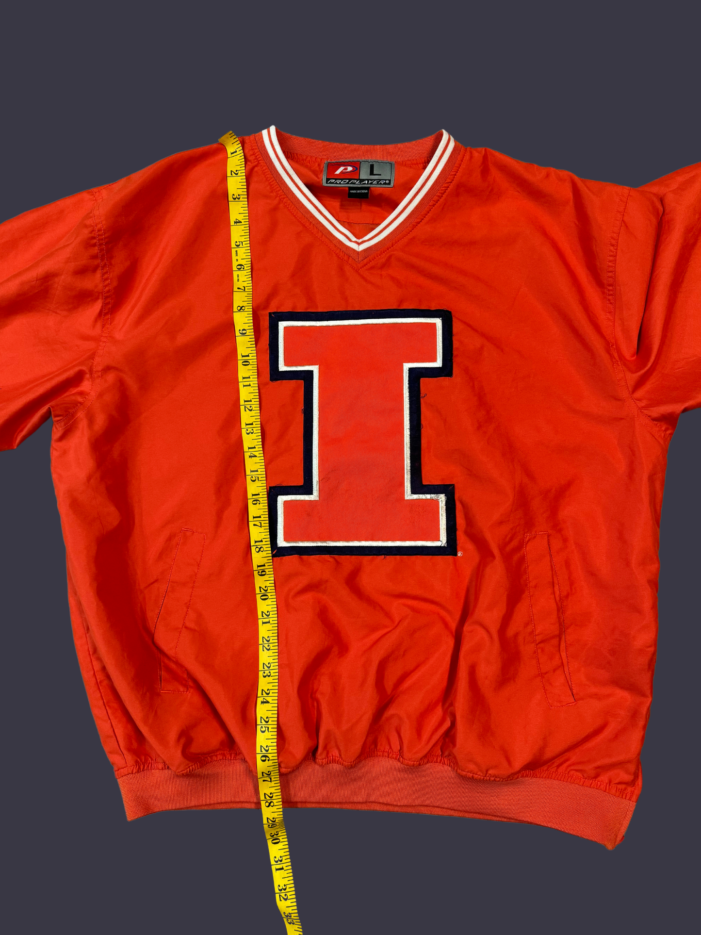 Vintage University of Illinois Windbreaker Crewneck