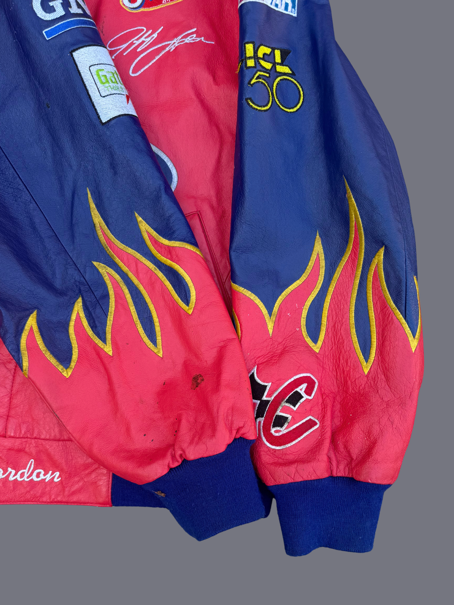 Vintage Jeff Gordon DuPont Leather Jacket