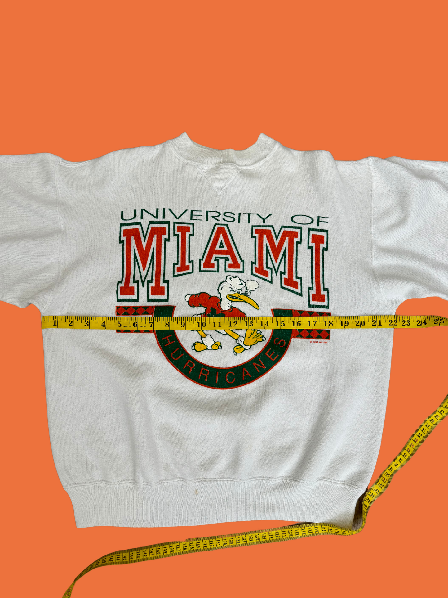 Vintage University of Miami Hurricanes Crewneck