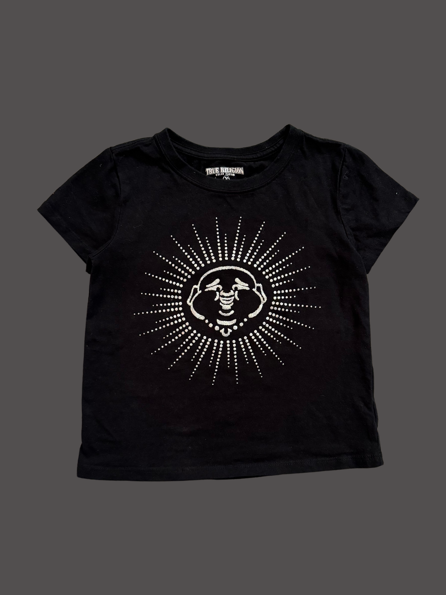 True Religion Buddha Circle Baby Tee