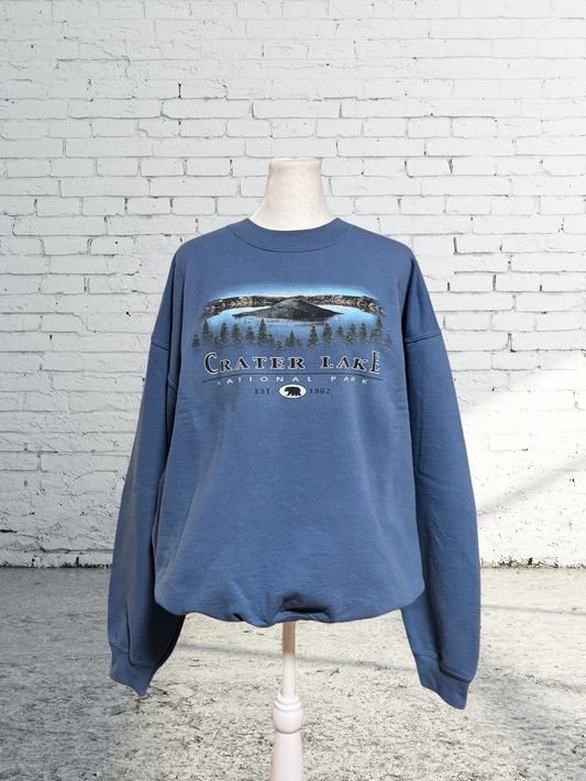 Vintage Crater Lake National Park Crewneck