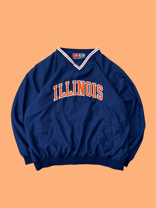Vintage University of Illinois Windbreaker