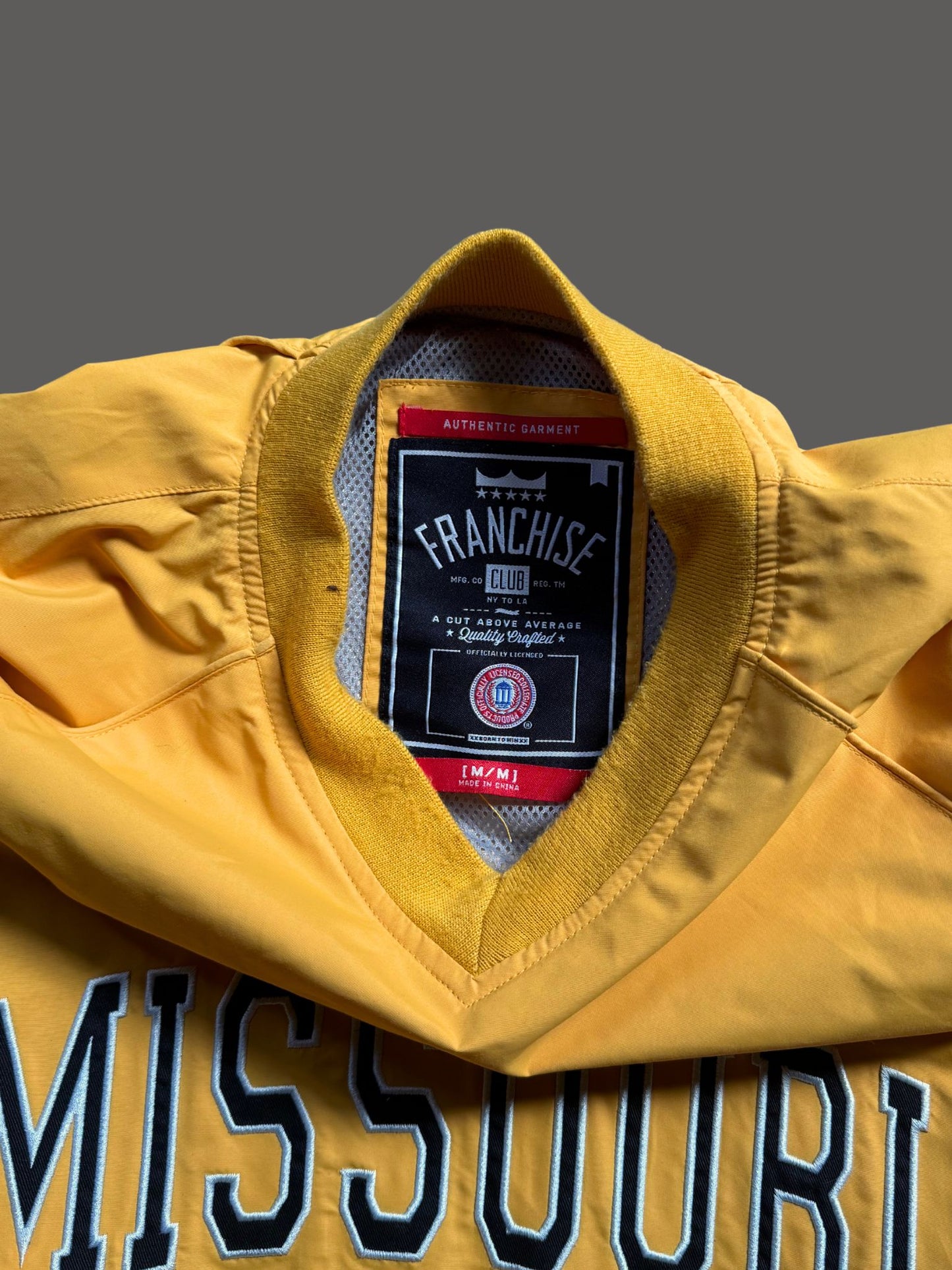 Vintage University of Missouri Windbreaker