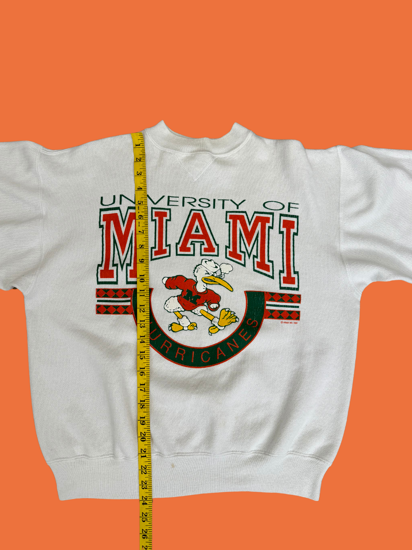 Vintage University of Miami Hurricanes Crewneck