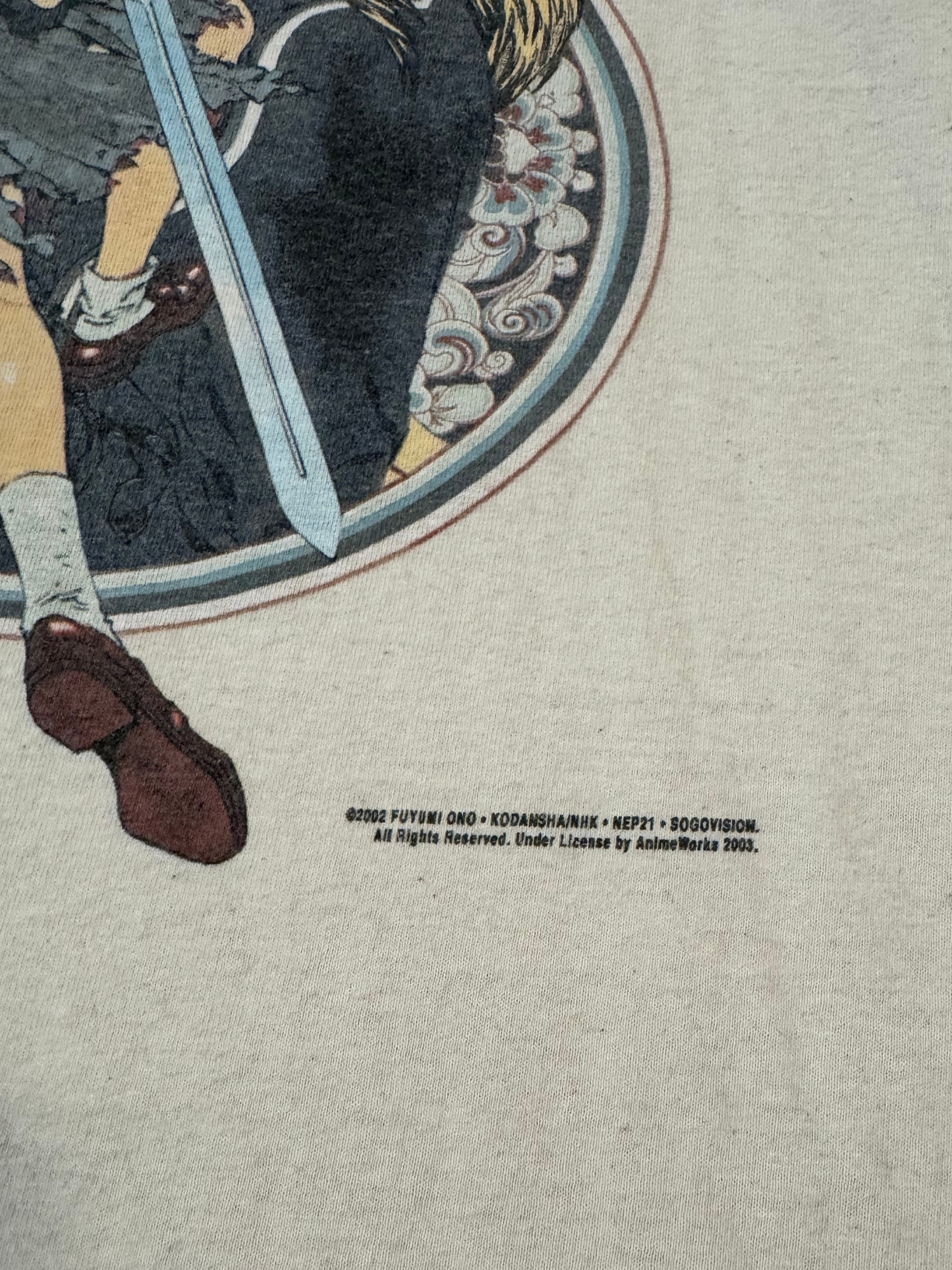 Rare Vintage 2003 The Twelve Kingdoms T-Shirt