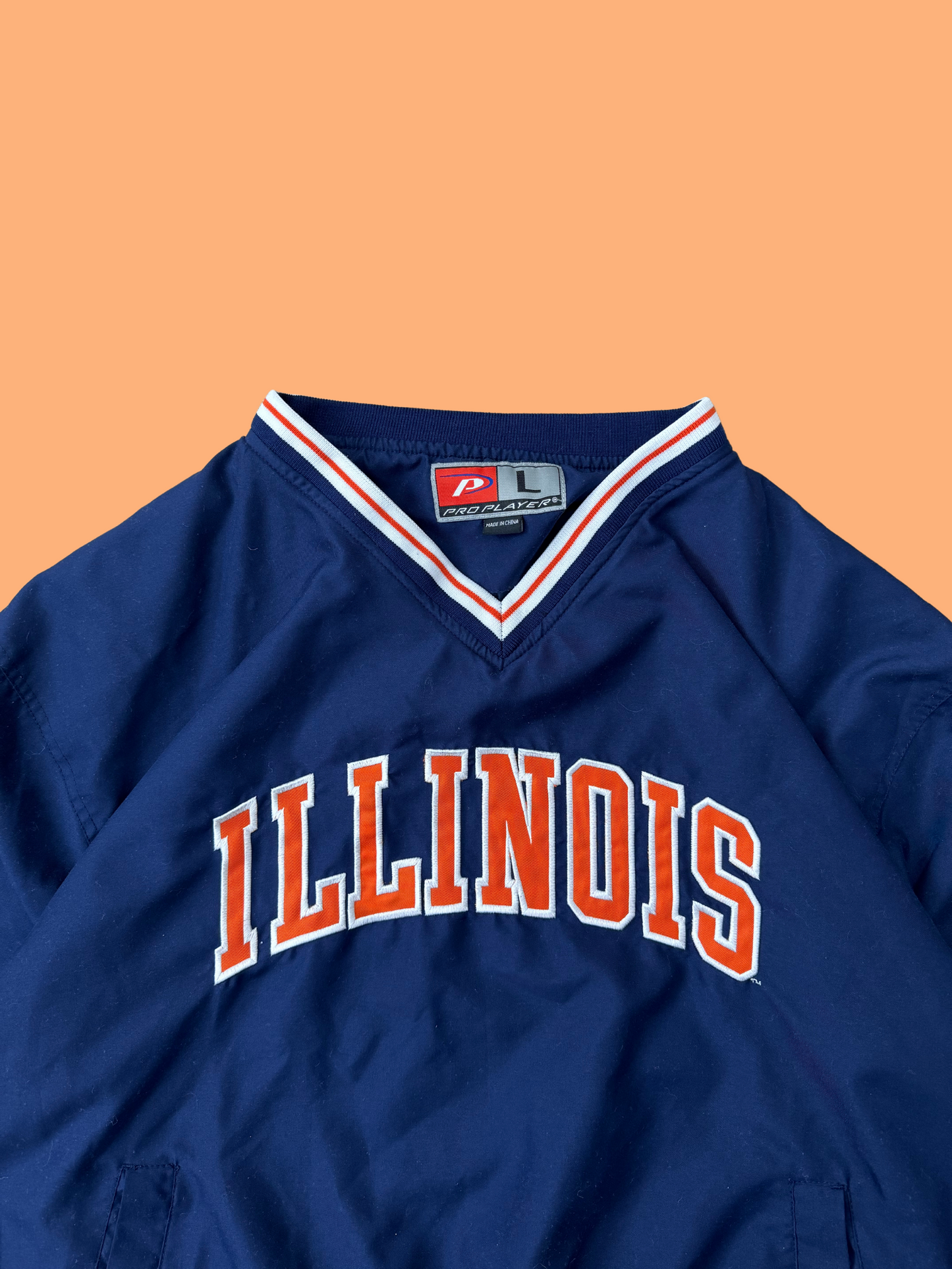 Vintage University of Illinois Windbreaker