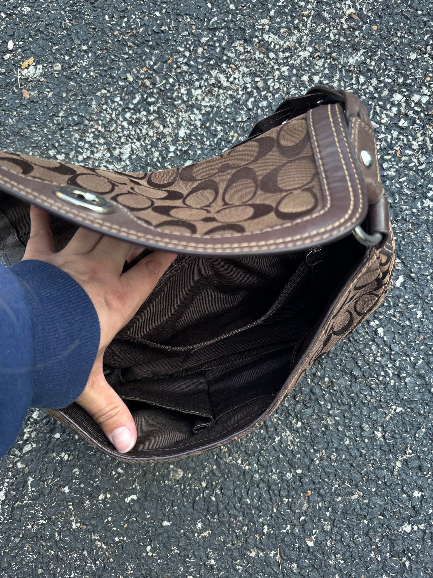 Y2K 2000s Coach Chelsea Signature Soho Purse