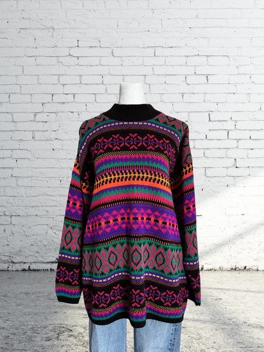 Vintage Kimberly Hunter Multicolor Sweater