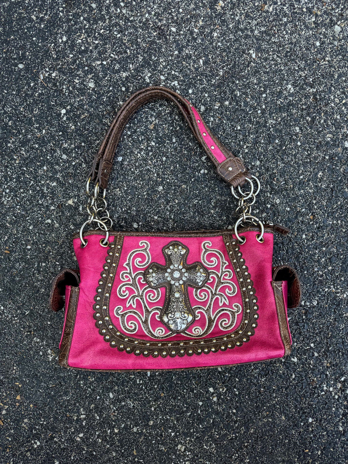 Y2K 2000s Western Cross Purse