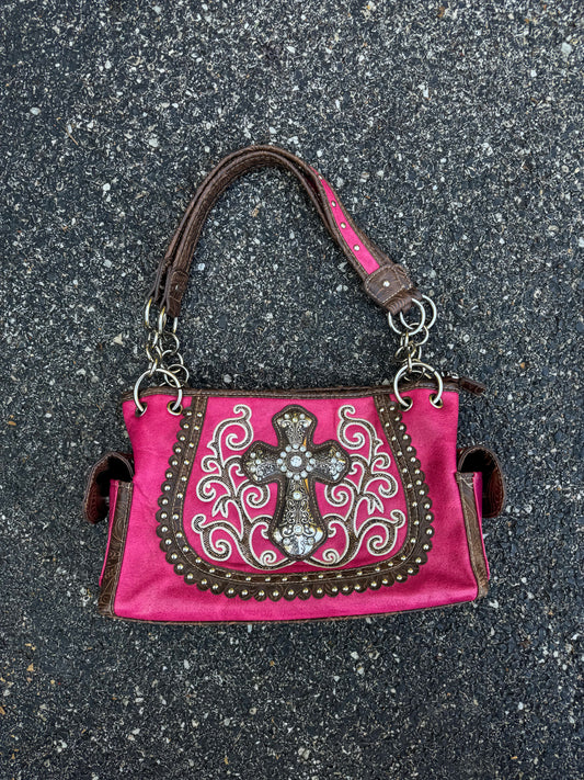 Y2K 2000s Western Cross Purse