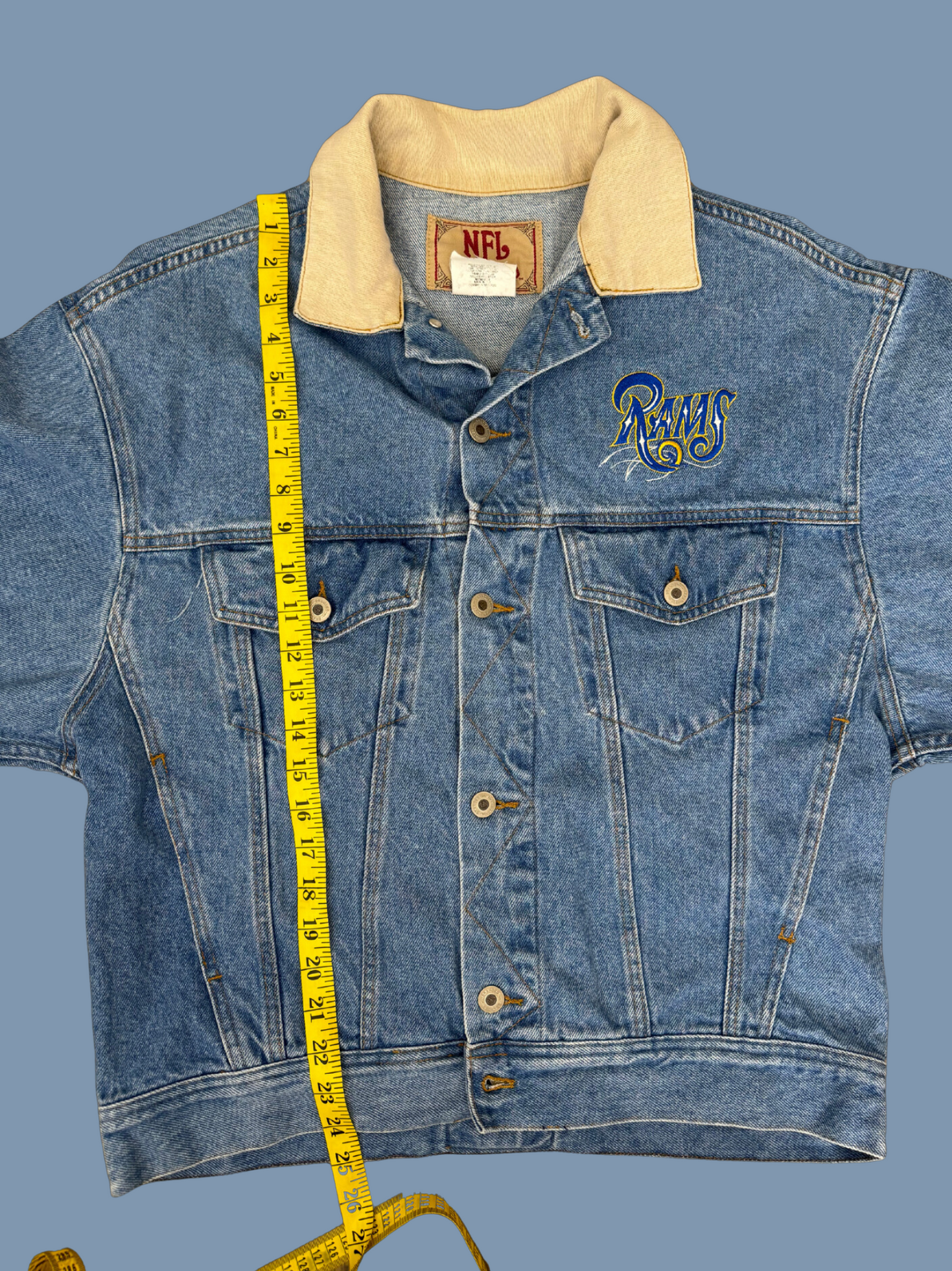 Vintage St. Louis Rams NFL Branded Denim Jacket
