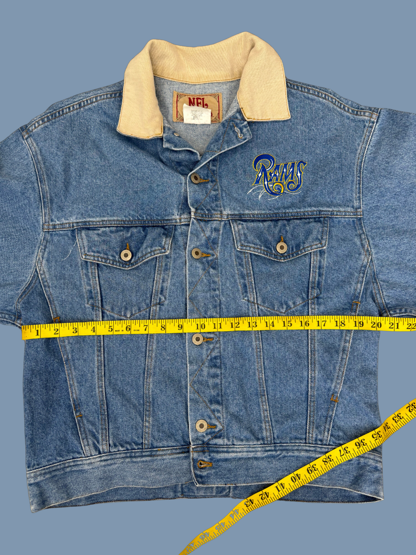 Vintage St. Louis Rams NFL Branded Denim Jacket