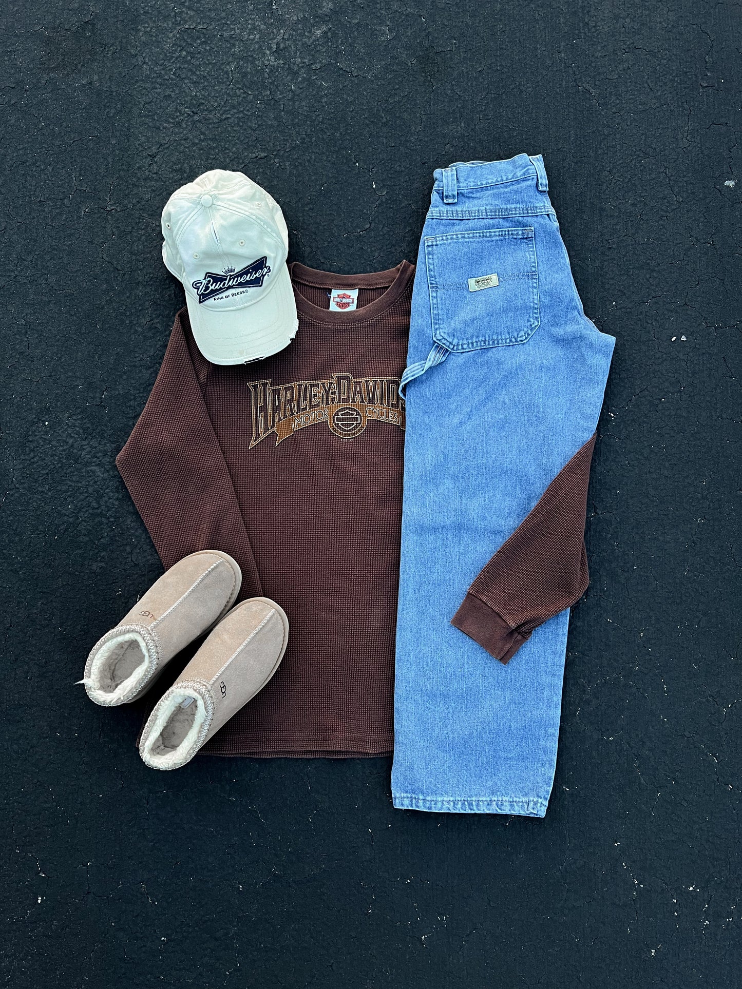 Harley Davidson “Smoky Mountains” Heavyweight Long Sleeve Tee Shirt