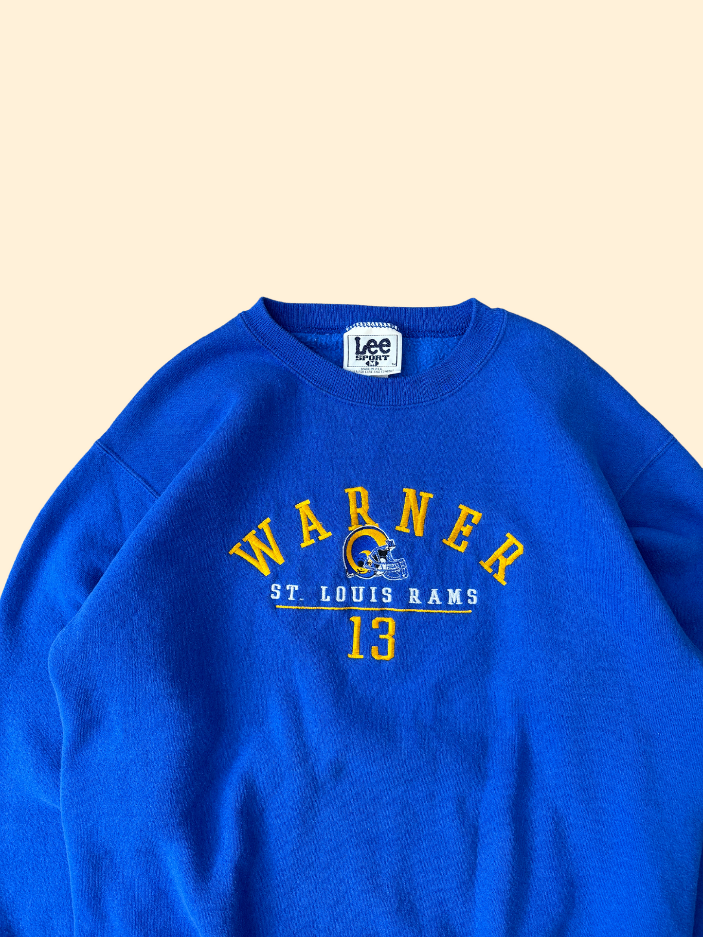 Vintage St. Louis Rams Warner Crewneck