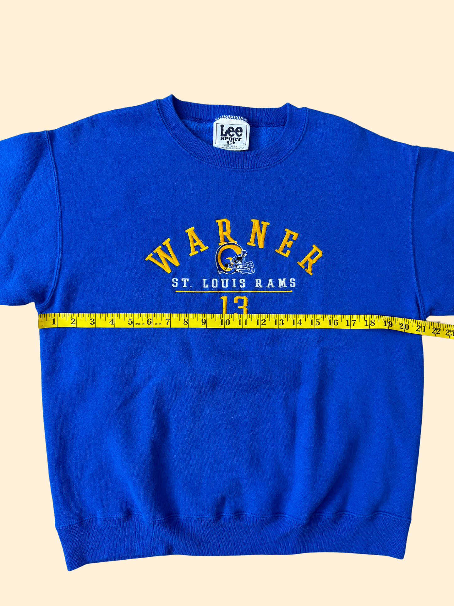 Vintage St. Louis Rams Warner Crewneck