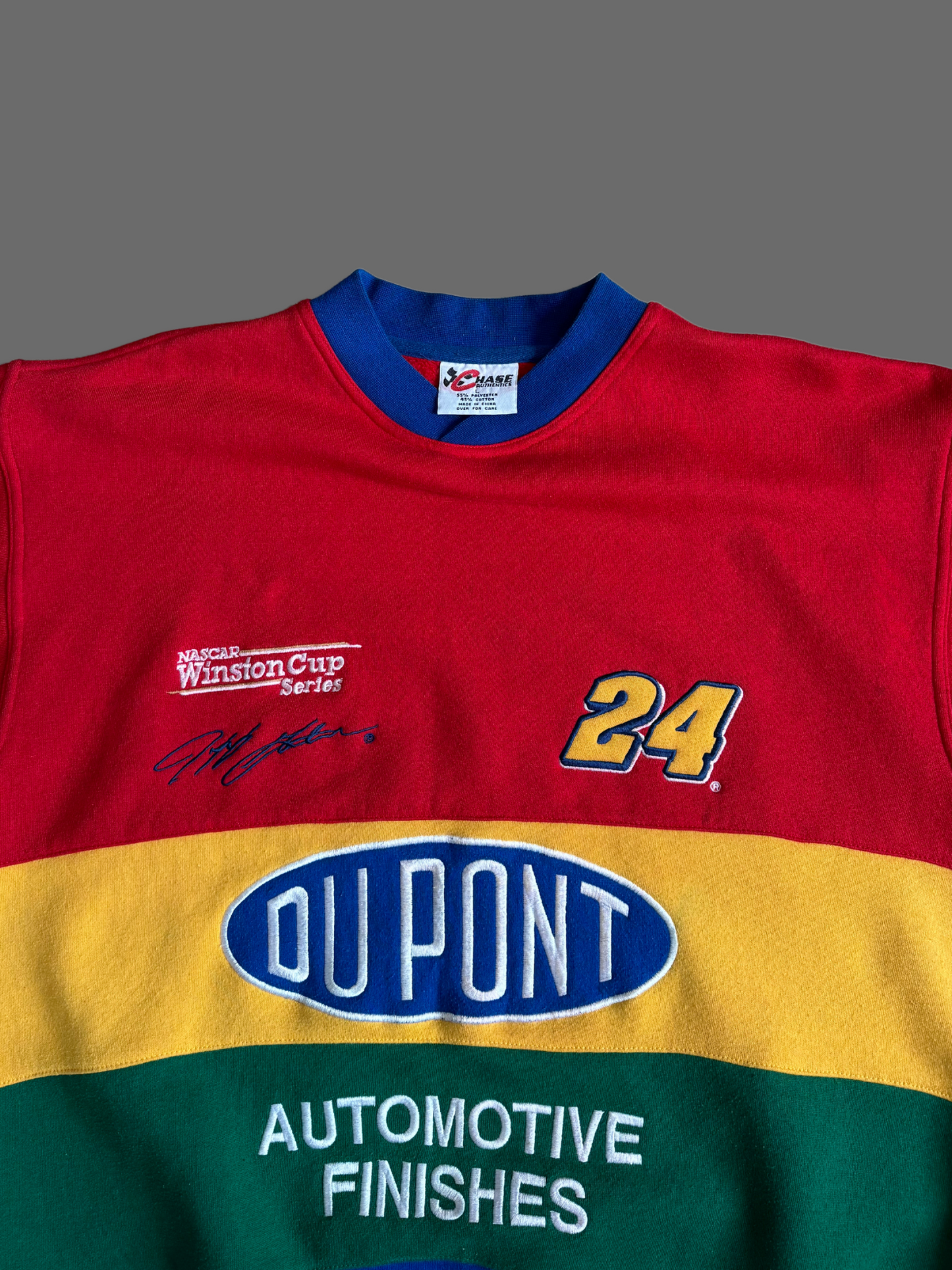 Vintage 90'S DU POINT NASCAR Winston Cup Series Crewneck