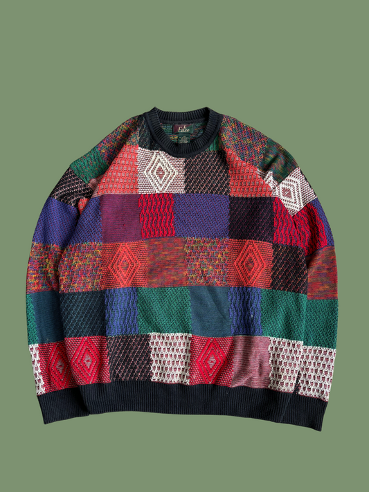 Vintage Patchwork Sweater